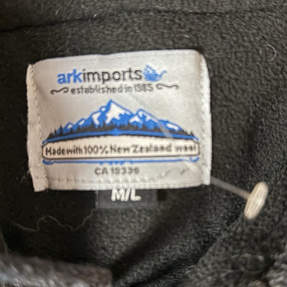 Ark Imports 100% Wool Full Zip Cowichan Sweater Jacket Women's Fleece Line - Picture 14 of 16